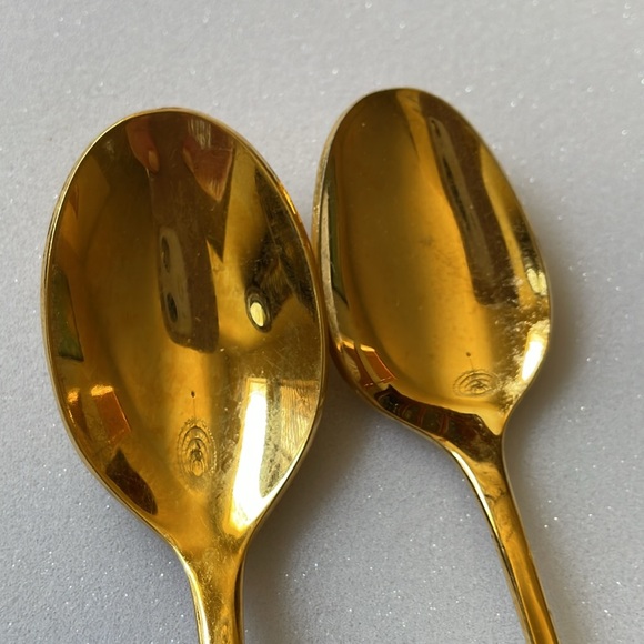 Set of 2 Rogers Cutlery Golden Spring Garden electroplate intl. - Picture 8 of 9
